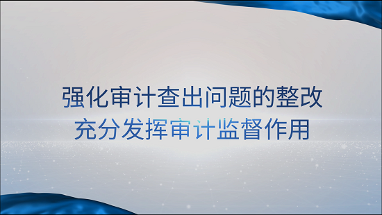[專(zhuān)家談審計(jì)法]賈煥銀：強(qiáng)化審計(jì)查出問(wèn)題的整改 充分發(fā)揮審計(jì)監(jiān)督作用